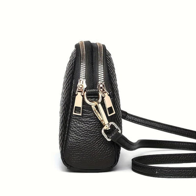 Cora | Bellissima mini borsa a tracolla in similpelle con motivo coccodrillo