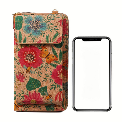 Nina | Borsa a tracolla con motivo floreale in stile boho