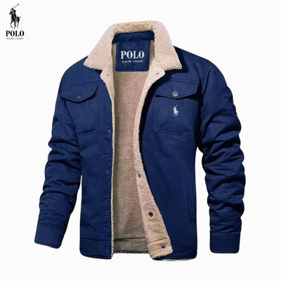 giacca polo casual e calda 